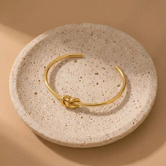 18k Gold Plated Minimal Knot Set