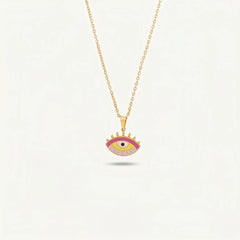 Solara Eye Charm Necklace