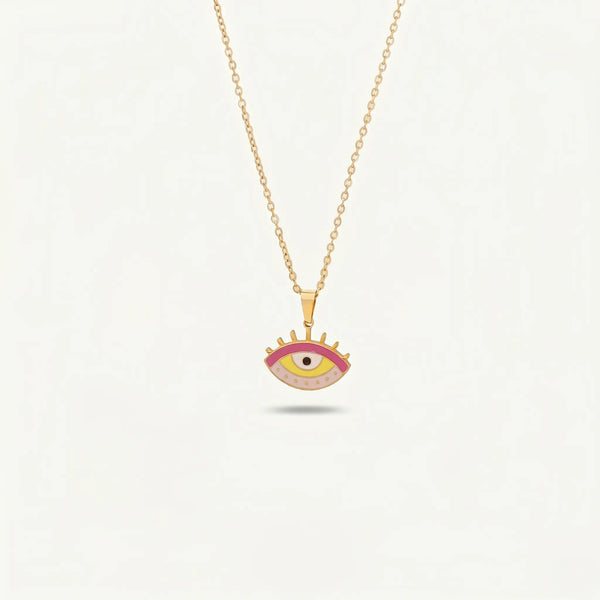 Solara Eye Charm Necklace