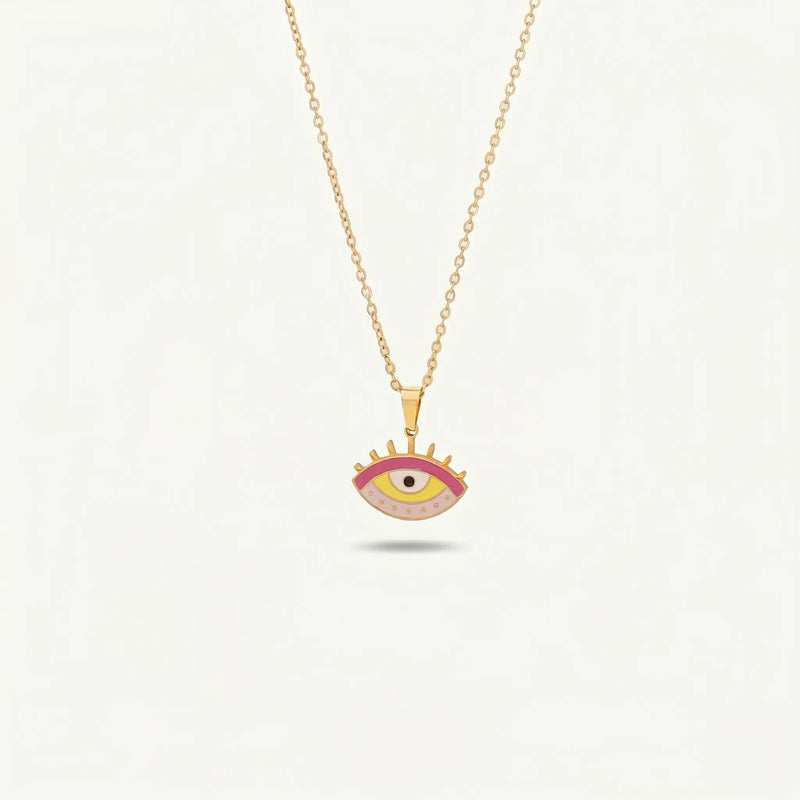 Solara Eye Charm Necklace
