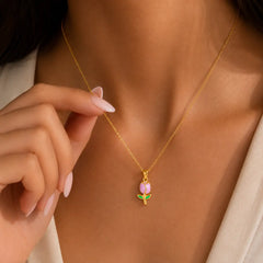 Roselle Bloom Necklace
