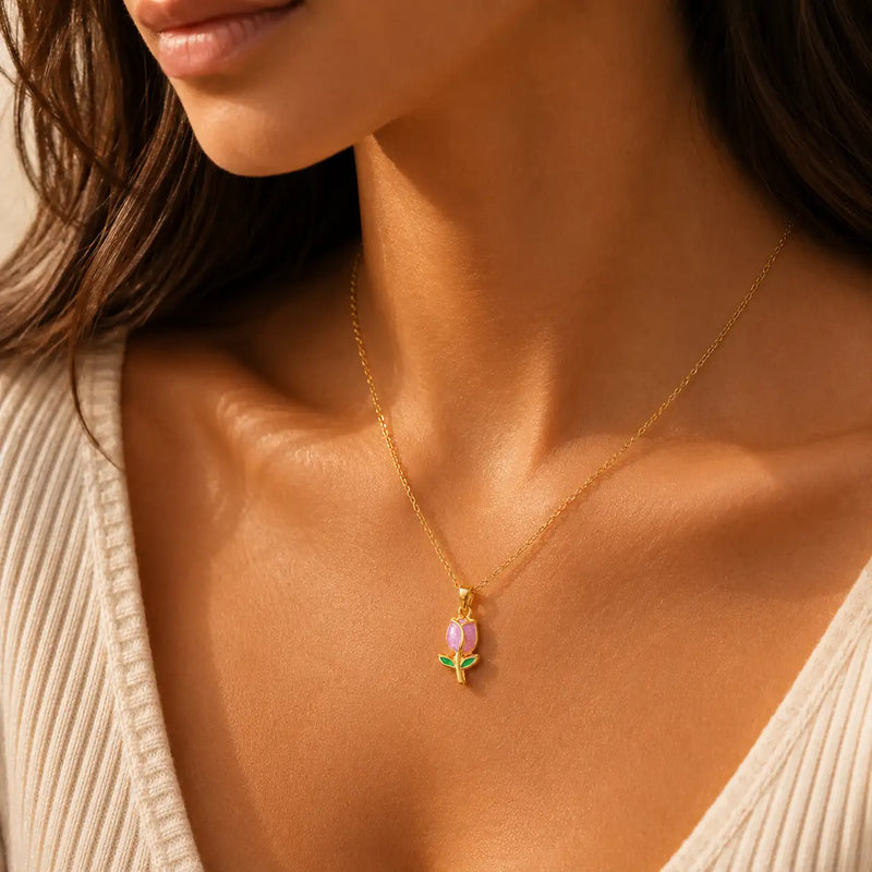 Roselle Bloom Necklace
