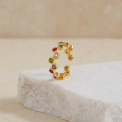 Prism Glow Adjustable Ring