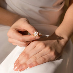 Blossom Spark Adjustable Ring