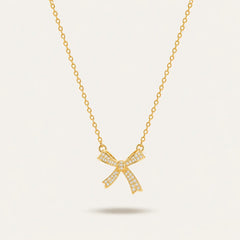 Lunette Bow Necklace