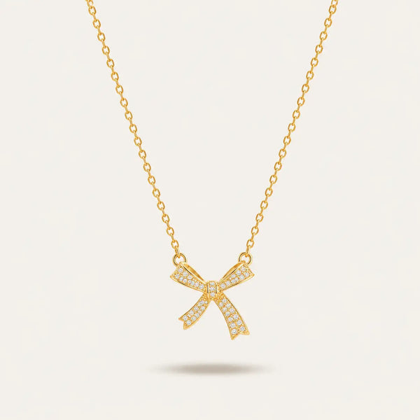 Lunette Bow Necklace