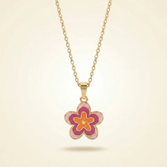Blush Bloom Flower Necklace