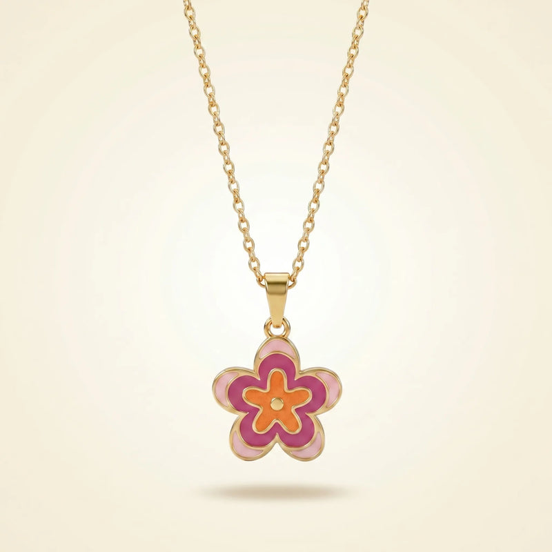 Blush Bloom Flower Necklace