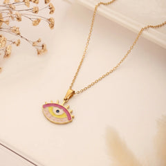 Solara Eye Charm Necklace