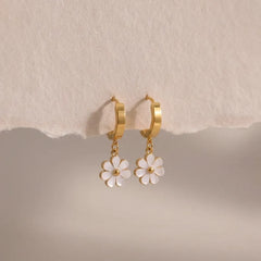 Daisy Bloom 18K Gold Plated Jewelry Set