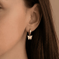 Earrings avelis-butterfly-drop-earrings Avelis Butterfly Drop Earrings