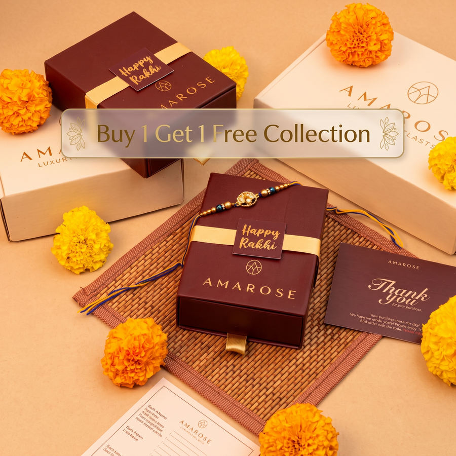 Amarose jewellery in a Rakhi gift box