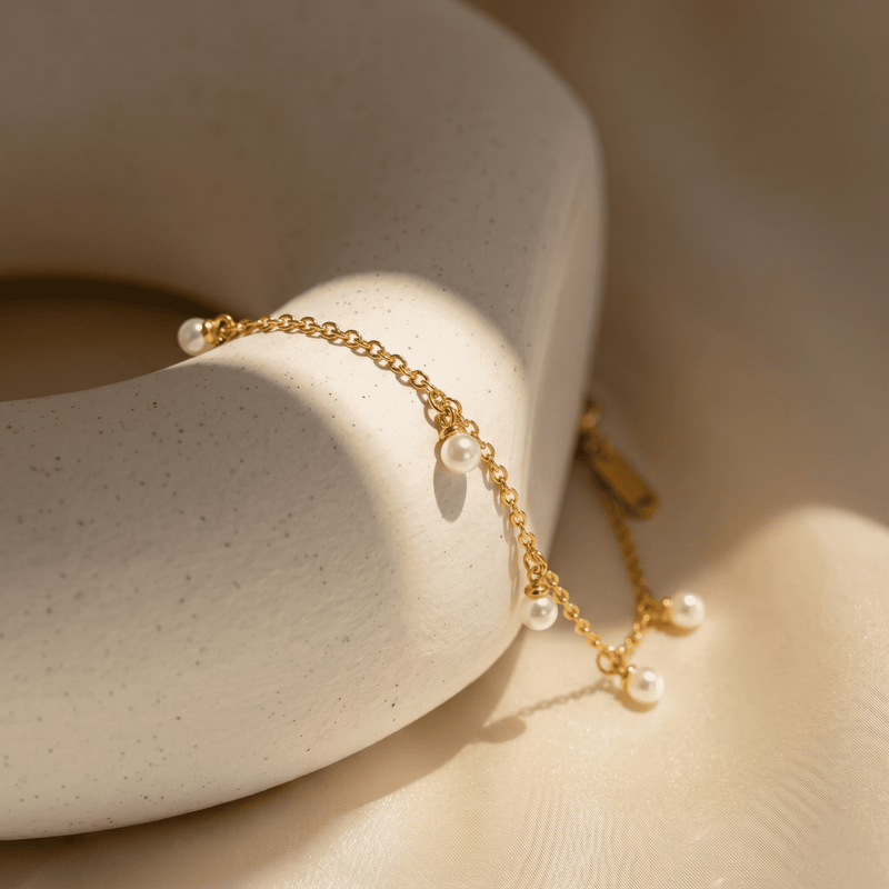 Luminous Pearl Orbit Bracelet