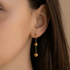 Celeste Orb Drop Earrings