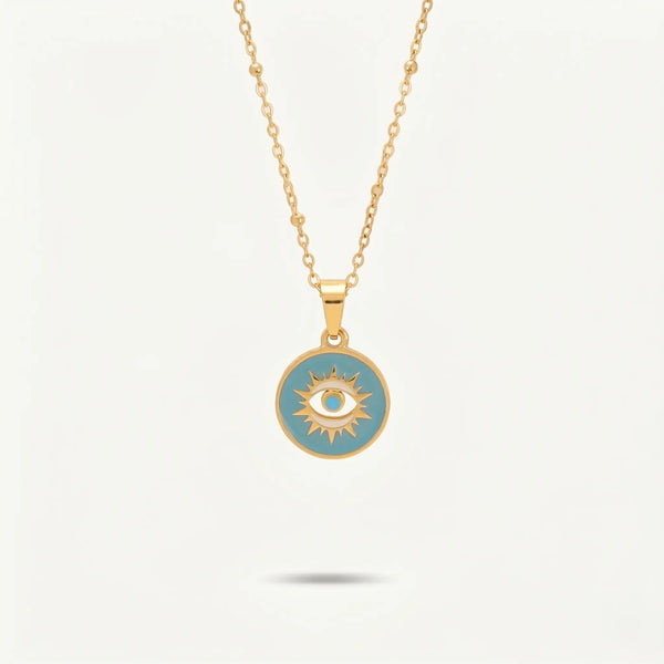 Zorvyn Halo Eye Necklace
