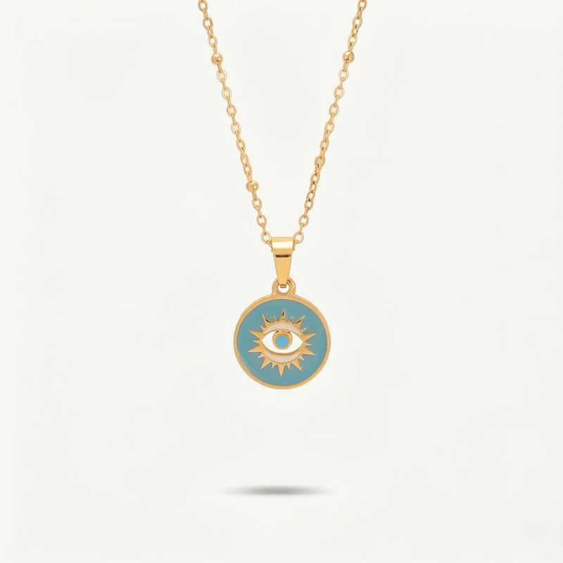 Zorvyn Halo Eye Necklace