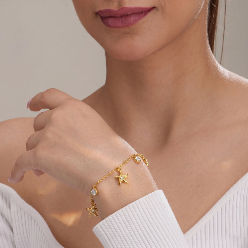Minimal Starfish Bracelet