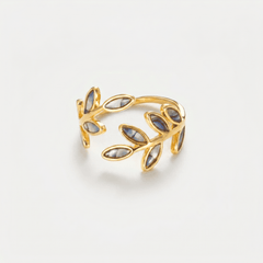 Liora Leaf Wrap Ring