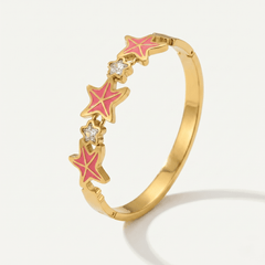 Steller Tide Starfish Bangle
