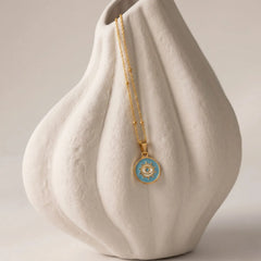 Zorvyn Halo Eye Necklace