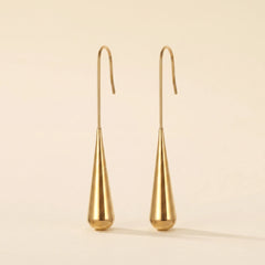 Golden Raindrop 18K Earrings