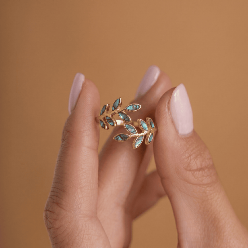 Liora Leaf Wrap Ring