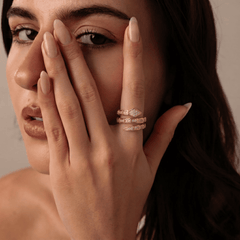 Serpelle Crystal Wrap Ring
