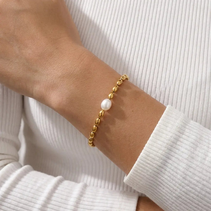 Golden Pearl Street Luxe Jewelry Set