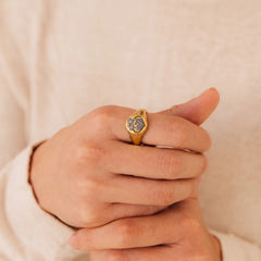 Vintage Eternal Love Signet Ring