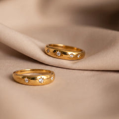 Celestial Stardust Band Ring