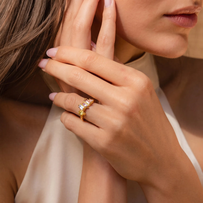 Aurora Prism Open Ring