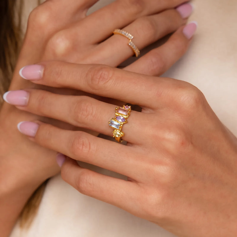 Aurora Prism Open Ring