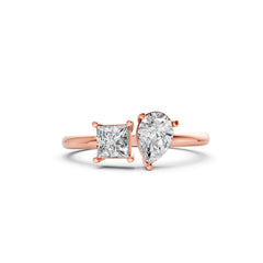 Classic Solitaire Duo 9KT Lab Grown Diamond Ring