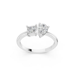 Classic Solitaire Duo 9KT Lab Grown Diamond Ring