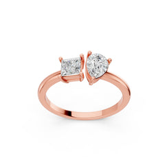 Classic Solitaire Duo 9KT Lab Grown Diamond Ring