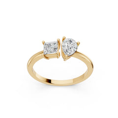 Classic Solitaire Duo 9KT Lab Grown Diamond Ring