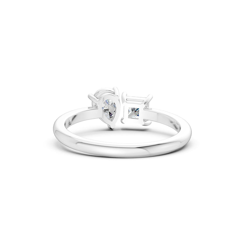 Classic Solitaire Duo 9KT Lab Grown Diamond Ring