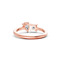 Classic Solitaire Duo 9KT Lab Grown Diamond Ring