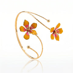 Minimal Sunset Bloom Arm Cuff