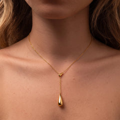 Teardrop Y Lariat Necklace, product photo 2