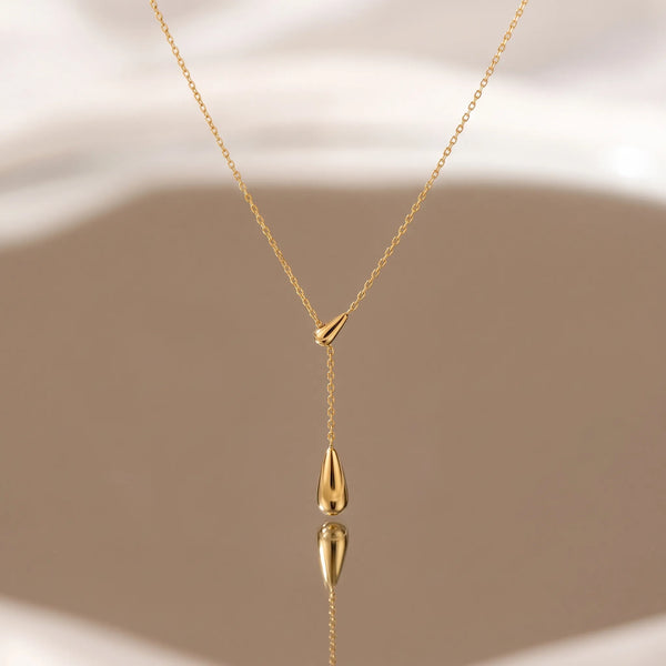 Teardrop Y Lariat Necklace, product photo 3