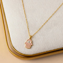 Lunara Hamsa Hand Necklace