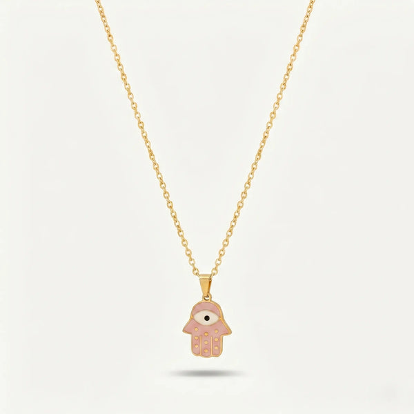 Lunara Hamsa Hand Necklace