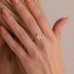 Blossom Spark Adjustable Ring