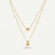 Duetra Drop Layered Necklace