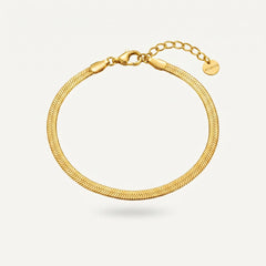 Luxe Herringbone Chain Bracelet