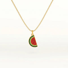 Meliora Slice Pendant Necklace