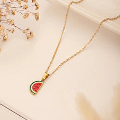 Meliora Slice Pendant Necklace