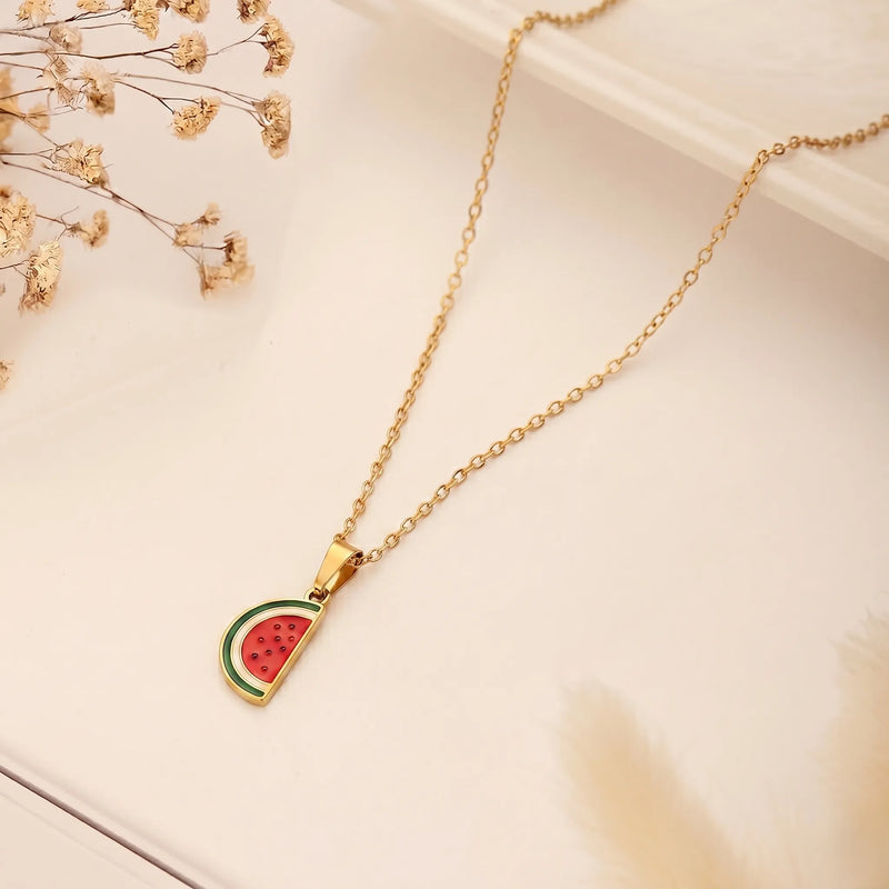Meliora Slice Pendant Necklace