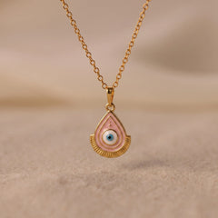 Aura Evil Eye Pendant Necklace